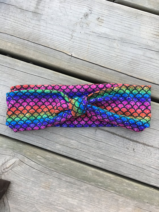 Image of Rainbow Mermaid Headband