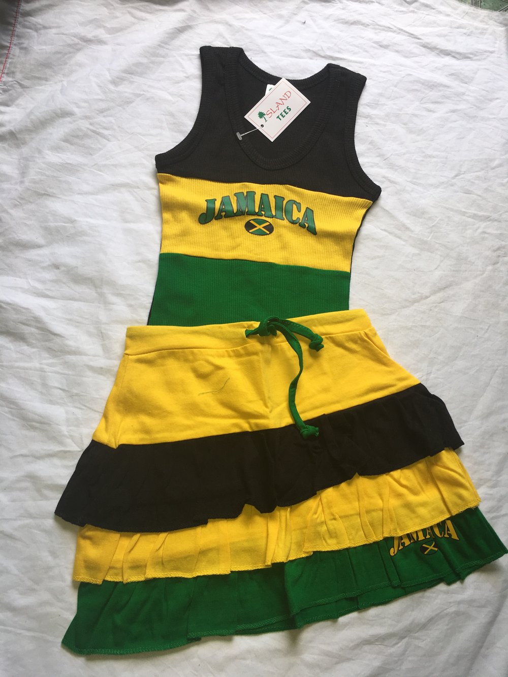 Jamaica Girls Skirt set