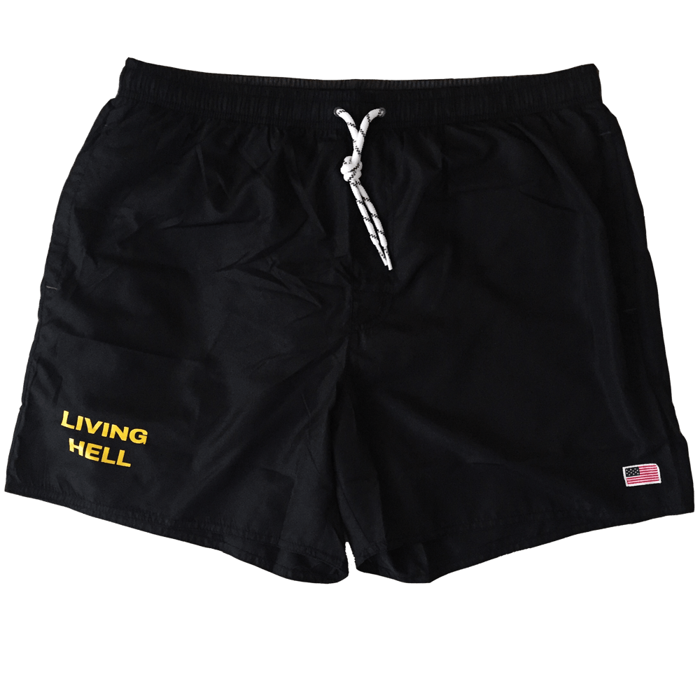Image of Living Hell Swim Trunk BLK