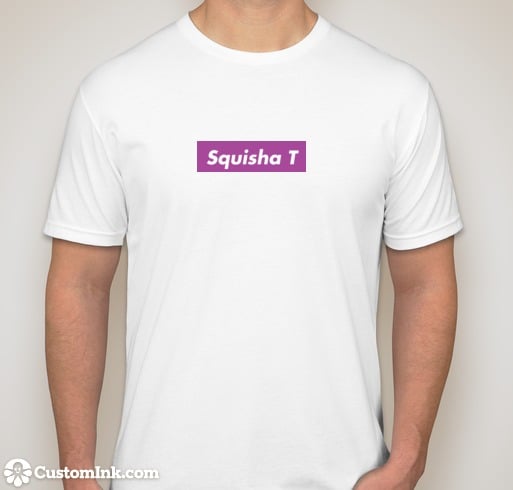 Image of White Easter Pink Squisha T shirt