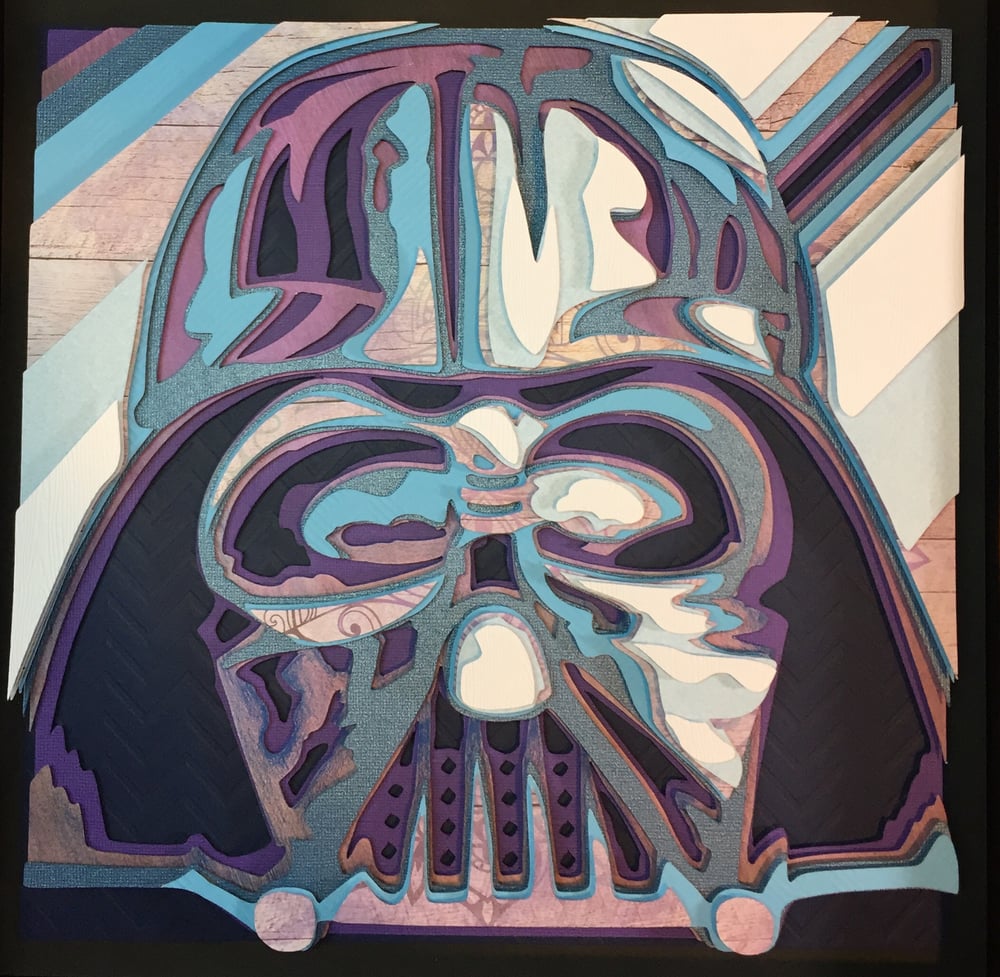 Image of Darth Vader (Blue-Violet)