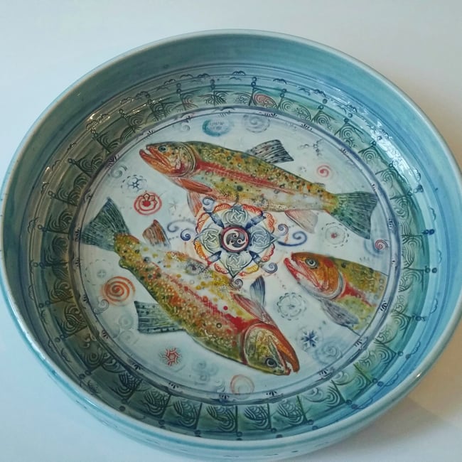 Bohemianwimz Rainbow Trout Dish