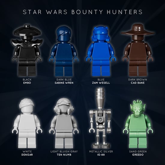 Lego star wars bounty sales hunter characters