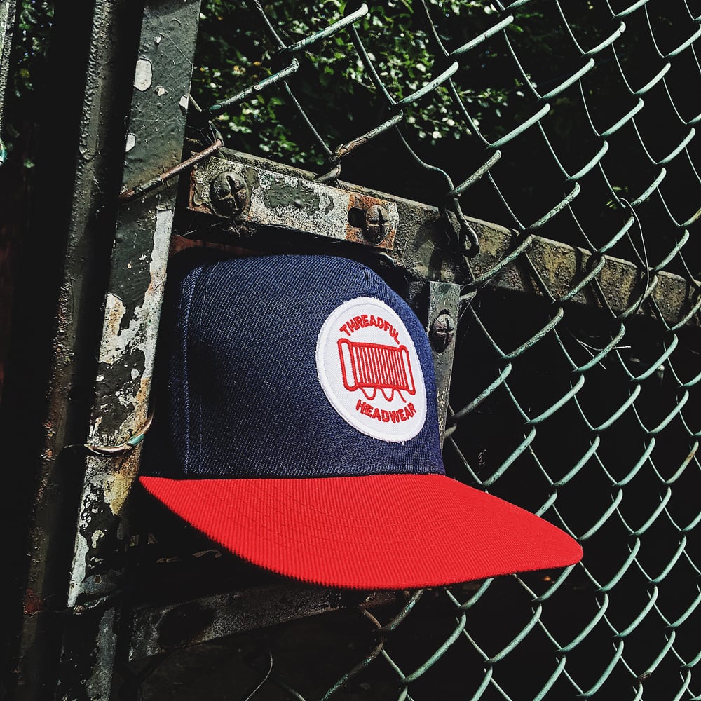 Image of Navy & Red Snapback