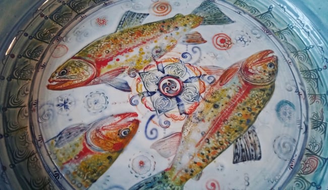 Bohemianwimz Rainbow Trout Dish