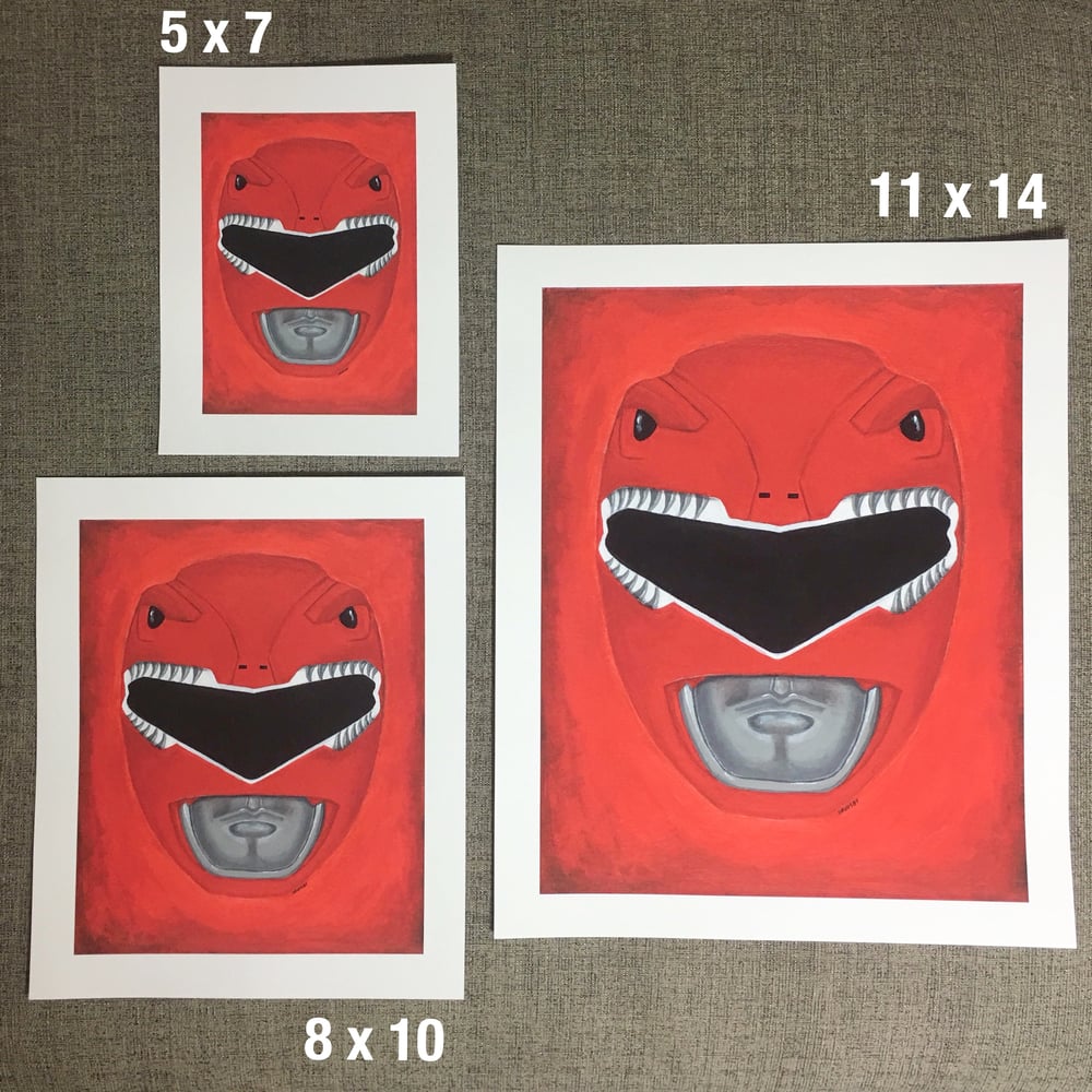 Image of Red Ranger Prints (5x7, 8x10, & 11 x14)