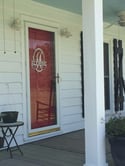 Split Letter Front Door Sign