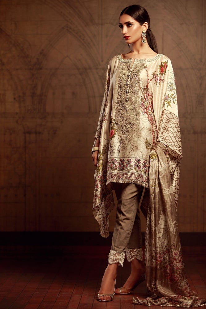 Image of KHAADI V17510-BEIGE