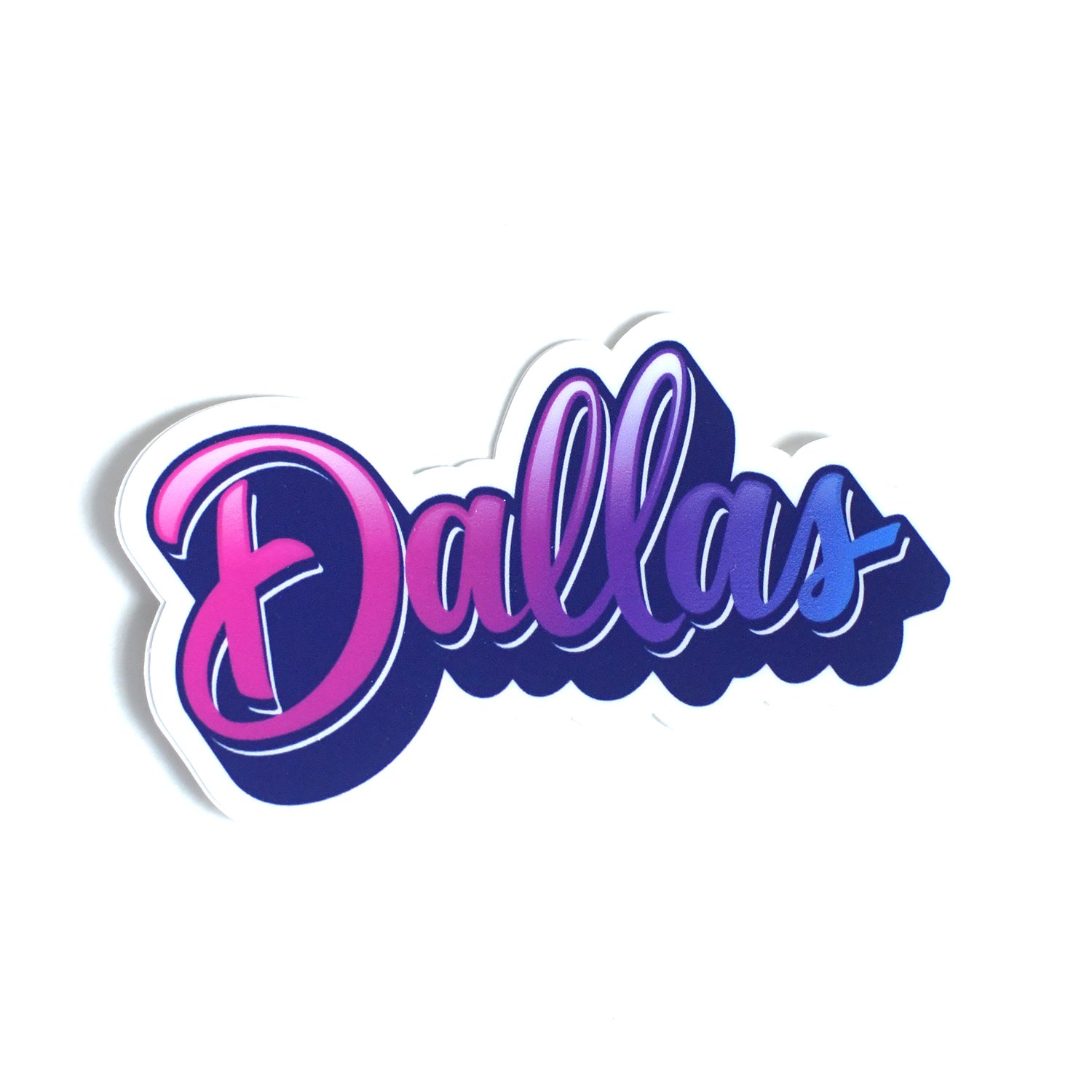 Image of Dallas Script Sticker