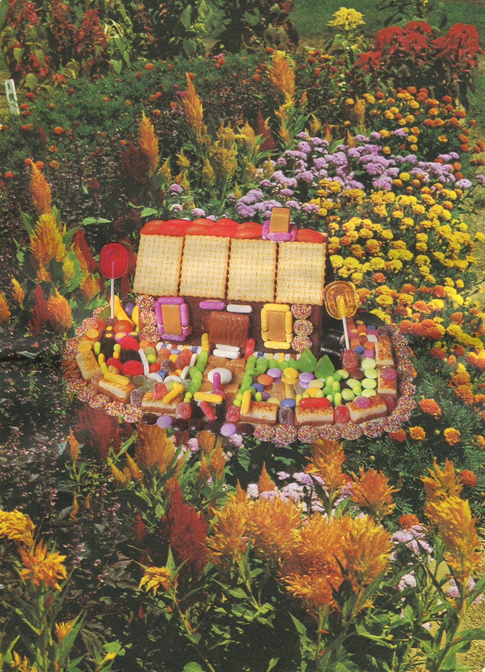 Image of Assemble Gingerbread World Original Handmade Collage