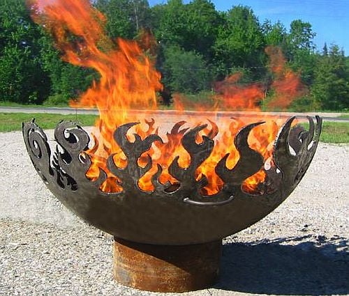 Firepits Of London Old Flame Fire Pit Bowl