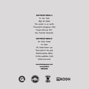 Image of Take Away by Kodh - 7" scratch record