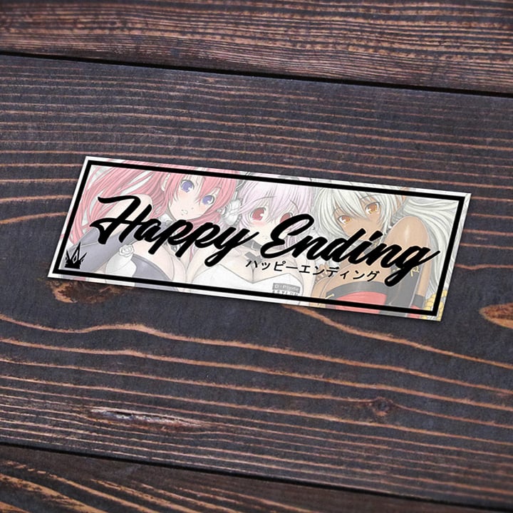 Low Fresh Limited Edition Happy Ending Anime Slap Sticker