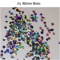Image 4 of Iridescent Fish-Eye Glitter 2mm Hex (for Nail Art only)
