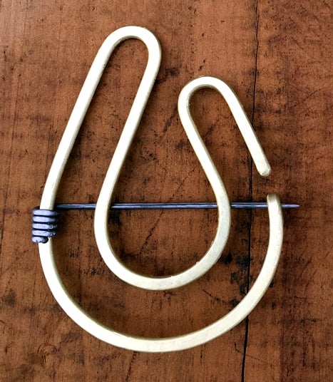 Image of Drop in a Drop Brooch