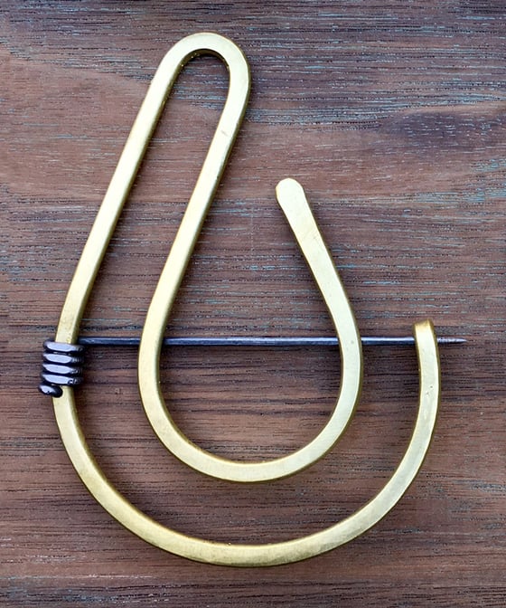 Image of Open Drop Brooch