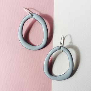 Image of Hoops in  grey pastel