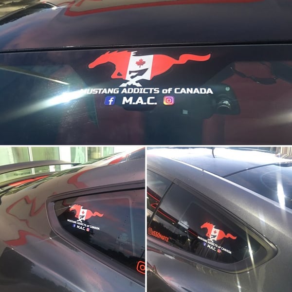 Image of Club Decals - Mustang Addicts of Canada