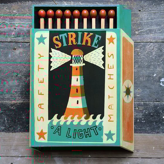 Image of Wooden Strike A Light