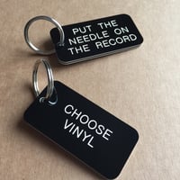 Image 2 of Music Keyring Collection in Black + White