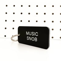 Image 3 of Music Keyring Collection in Black + White