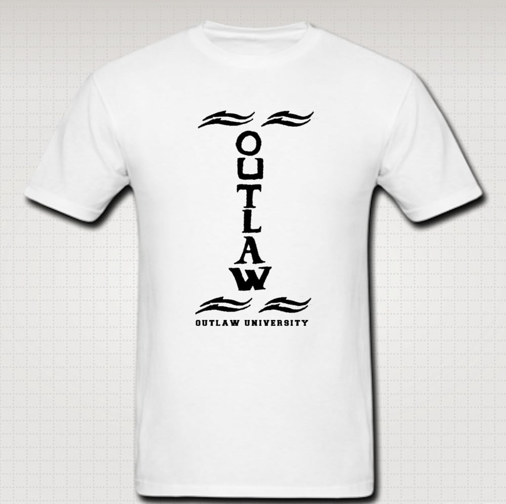 Image of Outlaw Tatt Tshirt - Comes in Black, White, Navy Blue, Red, Grey. CLICK HERE TO SEE ALL COLORS