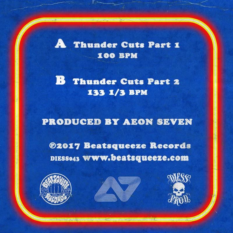 Image of Thunder Cuts - Aeon Seven (7" Blue Vinyl)