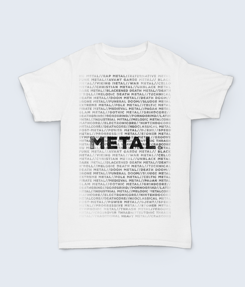 Image of Metal shirt (white)