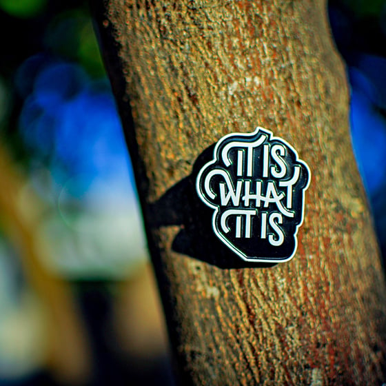 Image of "It Is What It Is" Pin