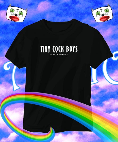 Image of Tiny Cock Boys Black Tee