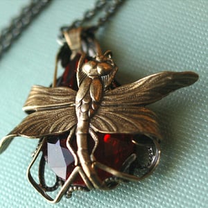 Image of First Flight Dragonfly Necklace