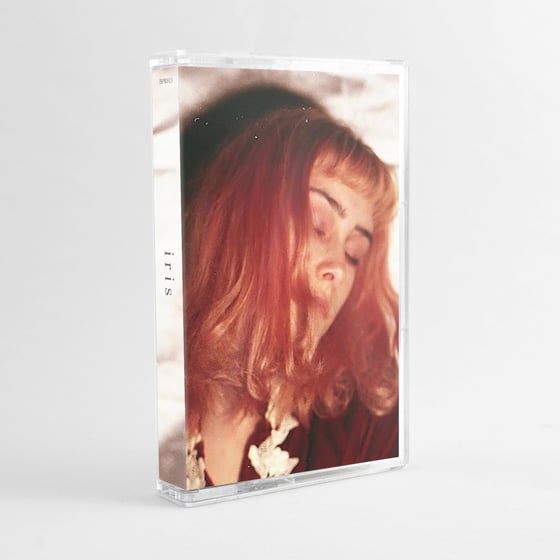 Image of BPR013cs: iris - "iris" Clear / Baby Blue Cassette Tape