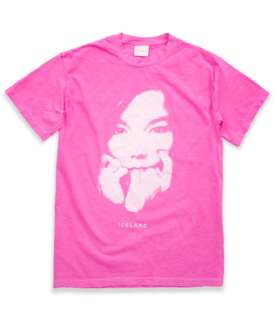 Image of Iceland T, Neon Pink