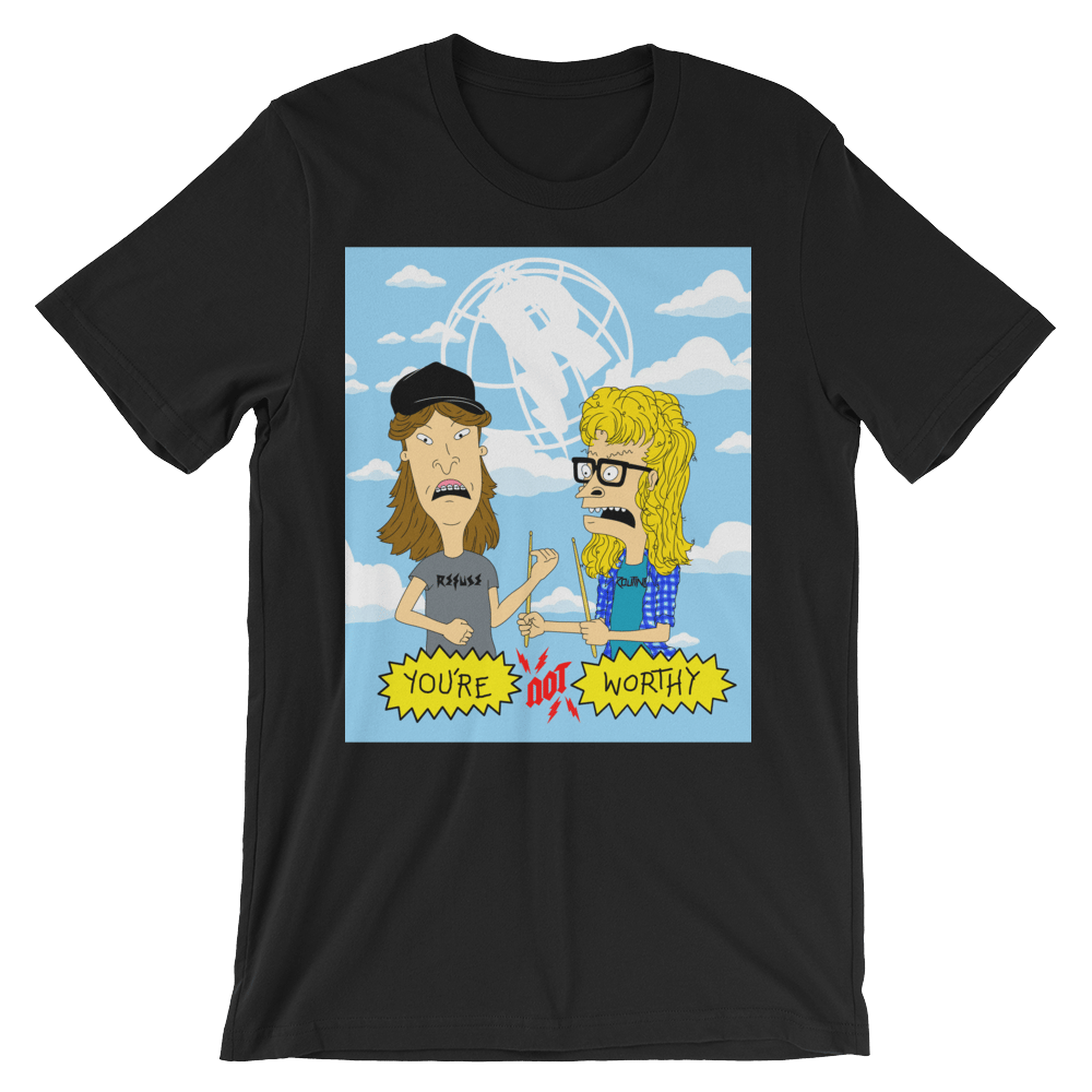 Image of You're Not Worthy (BLACK)