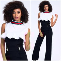 Red and green G stripped top