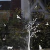Fensteraufkleber Baum mit Tieren 