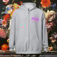 Image 3 of Unisex heavy blend zip hoodie (front/back) Official Mortal Boy Logo