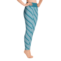 Image 2 of Alaska Pattern Yoga Pants - Glacier