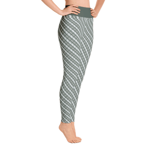 Image of Alaska Pattern Yoga Pants - Lichen