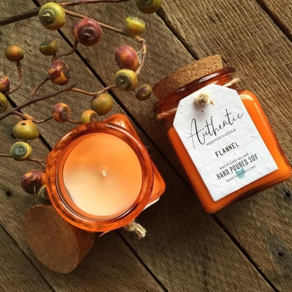 Image of Authentic Flannel Candle
