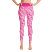 Image 1 of Alaska Pattern Yoga Pants - Wild Rose