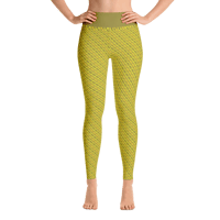 Image 1 of Alaska Pattern Yoga Pants - Dijon