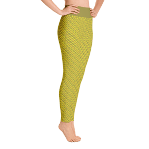 Image of Alaska Pattern Yoga Pants - Dijon