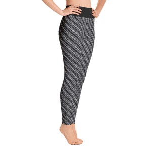 Image of Alaska Pattern Yoga Pants - Slate