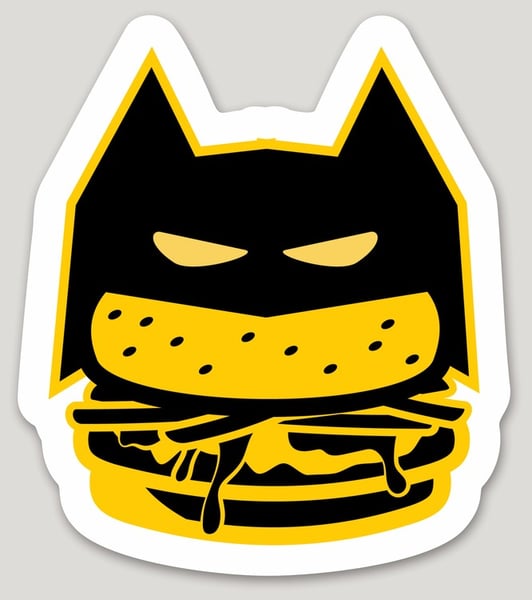 Image of The Dark Knight Laptop Sticker