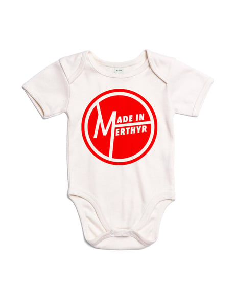 Image of Made in Merthyr - 'Limited Edition' Baby-Grows (100% Organic Cotton)