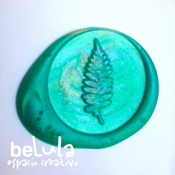 Image of Sello de lacre: Hoja de Helecho