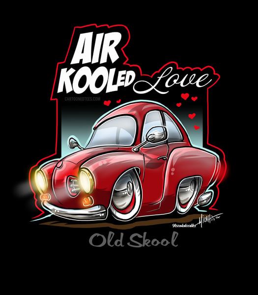 Image of AIR KOOLED LOVE RED