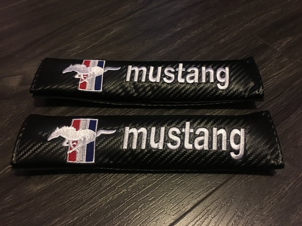 Image of Mustang seat belt pads