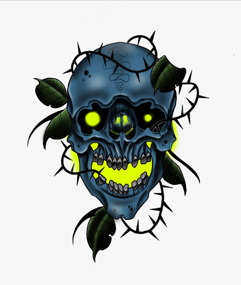 Image of Skull sticker